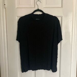 American eagle soft and sexy mock neck t shirt